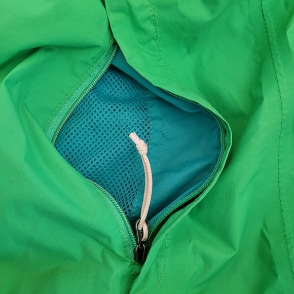 North Face Althetic Lightweight Women's Windbreaker Rain Jacket Green size S - Picture 10 of 11
